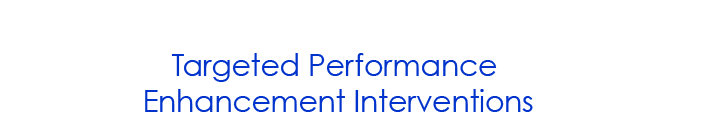 Targeted Performance Enhancement Interventions